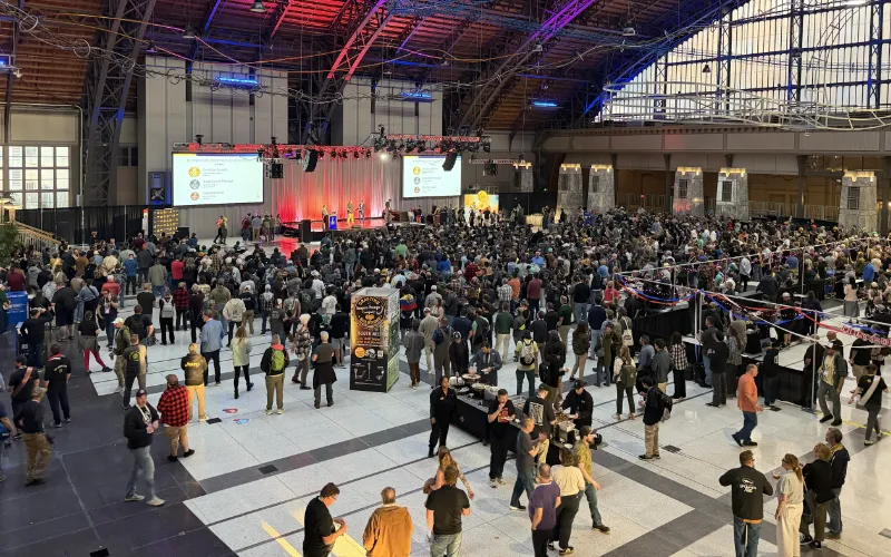 Crowds gather at the Craft Brewers Conference while supporting craft brewery events Sarasota with Gulf Coast Brewing Company.