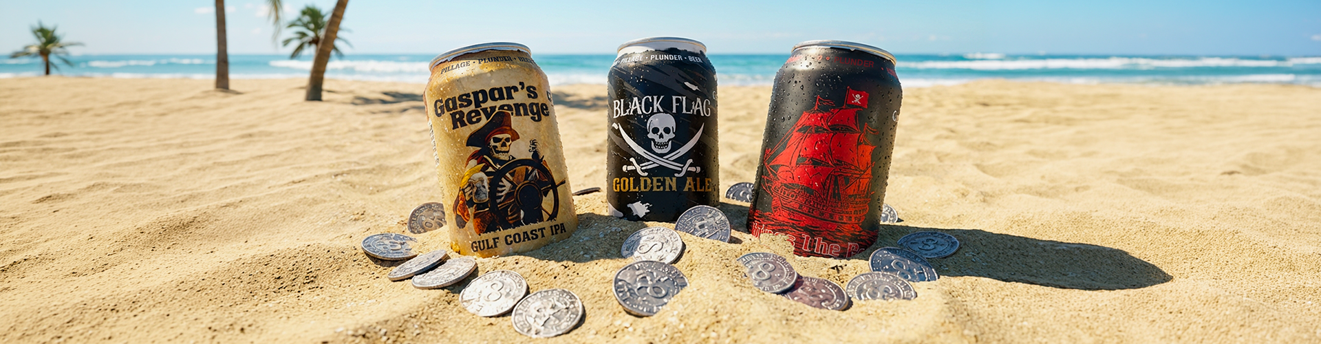 A calm beach scene pairs naturally with the brewery near Siesta Key atmosphere created by Gulf Coast Brewing Company.
